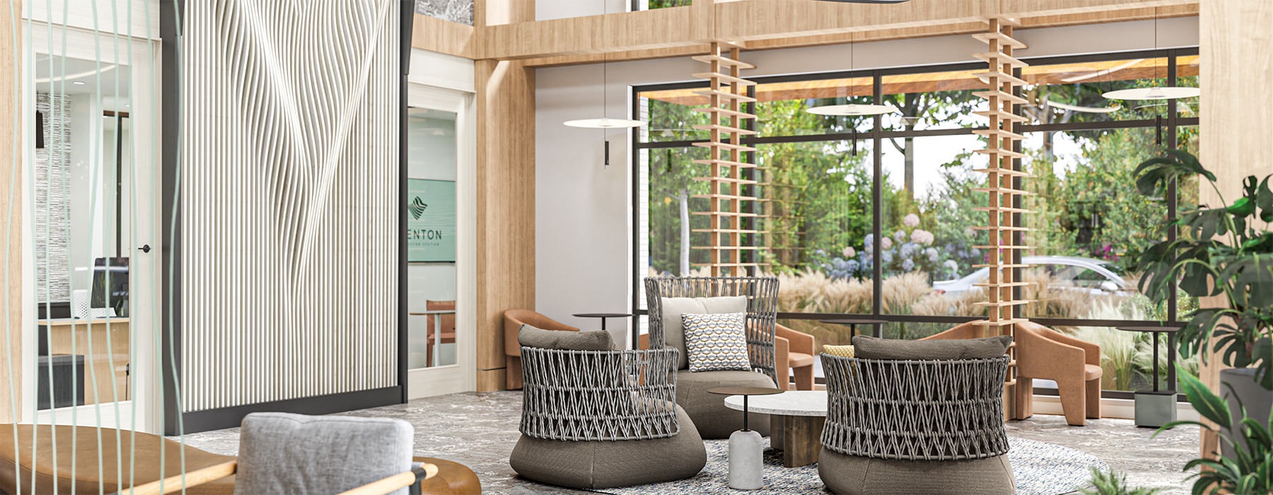 rendering of clubroom